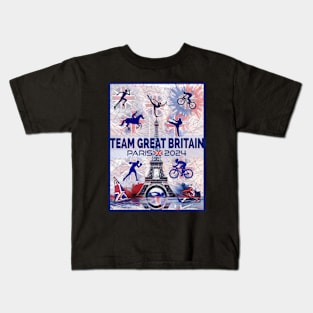 Team Great Britain - 2024 (Version 2) Kids T-Shirt